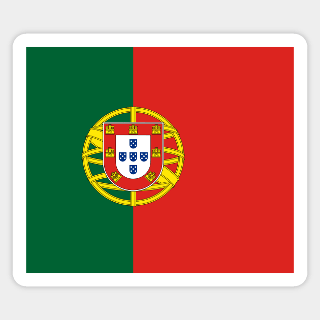 Portugal flag. European countries Sticker by flag for all